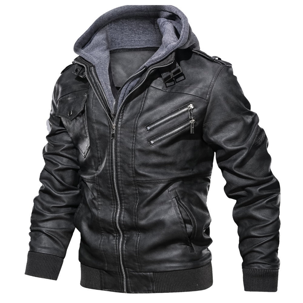 Kurtka motocyklowa z kapturem premium dla mężczyzn | Casual 1