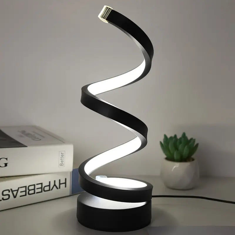 SPIRALUX – Nowoczesna spiralna lampa stołowa LED (ściemnialna) 1