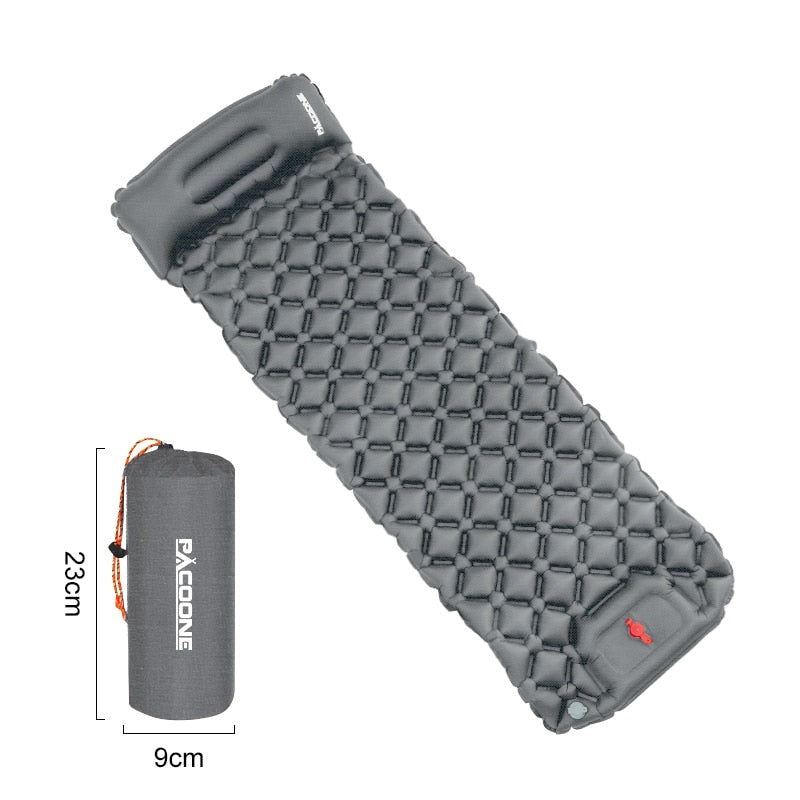 Ultralekka, wodoodporna mata do spania z wbudowaną pompką – AirRest 0