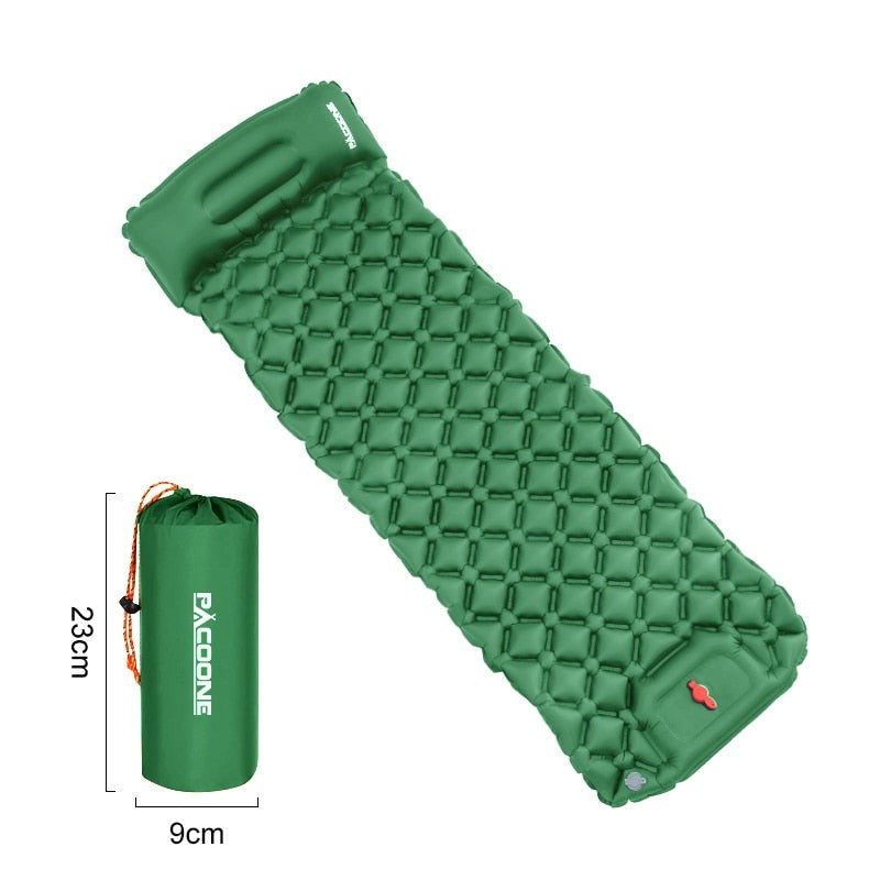 Ultralekka, wodoodporna mata do spania z wbudowaną pompką – AirRest 1