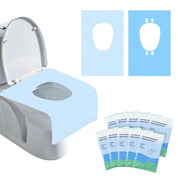 10er-Packung Einweg-Toilettensitzbezüge | Doppellagig Wasserdicht | Einzeln Verpackt | PureSeat 1