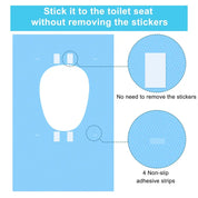10er-Packung Einweg-Toilettensitzbezüge | Doppellagig Wasserdicht | Einzeln Verpackt | PureSeat 5