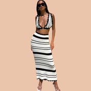 ADDISON | Knitted Beach Bohemian Two Piece Set 3
