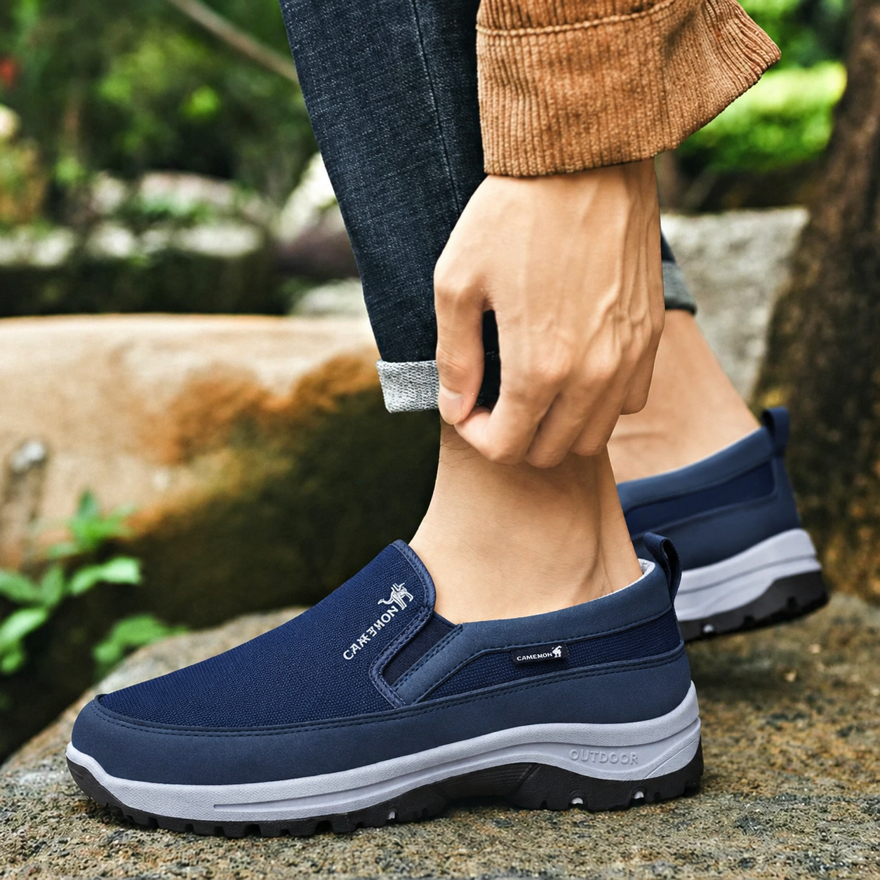 Męskie buty ortopedyczne z ergonomicznym wsparciem i komfortem