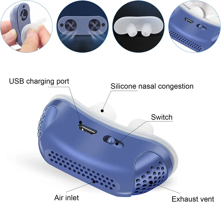 AeroSilk | Kompaktowe, przenośne urządzenie Micro CPAP do leczenia bezdechu sennego w podróży 1