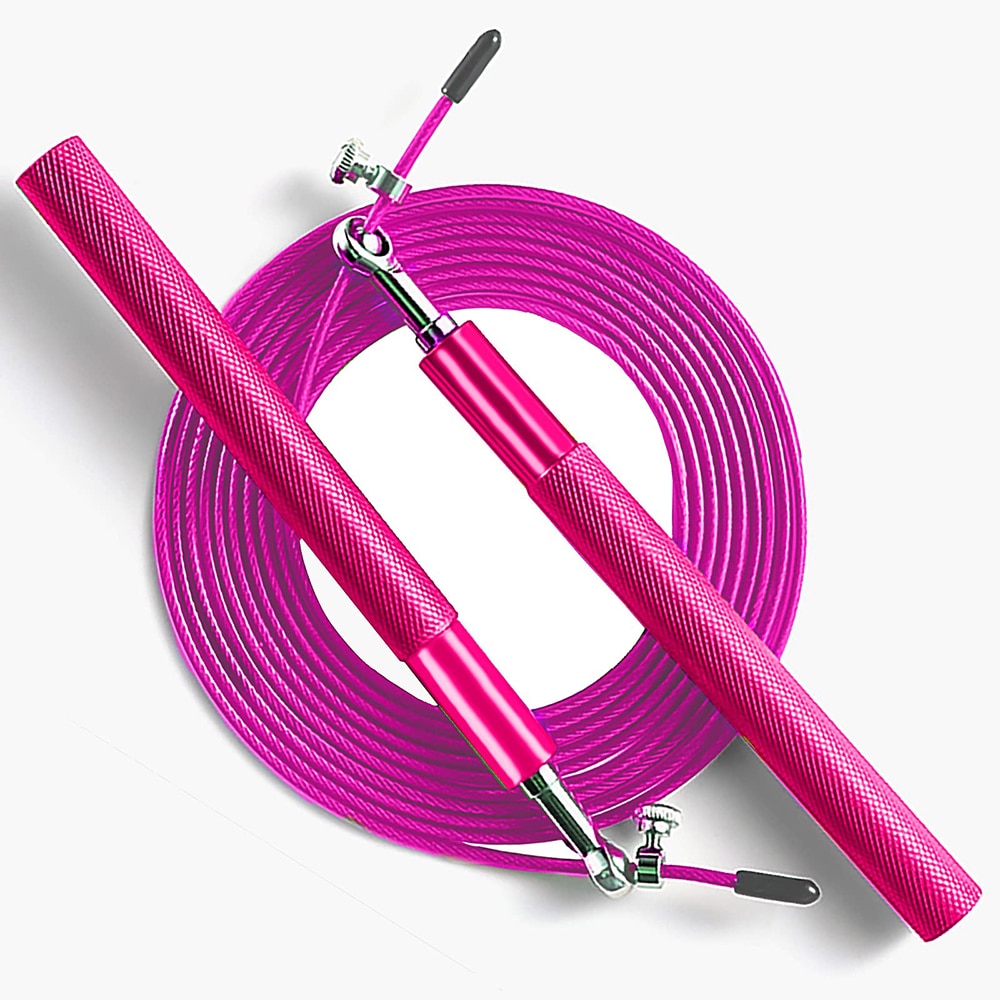 AeroSpin 360 Jump Rope – Regulowana stalowa linka do skakania z aluminiową rączką 3