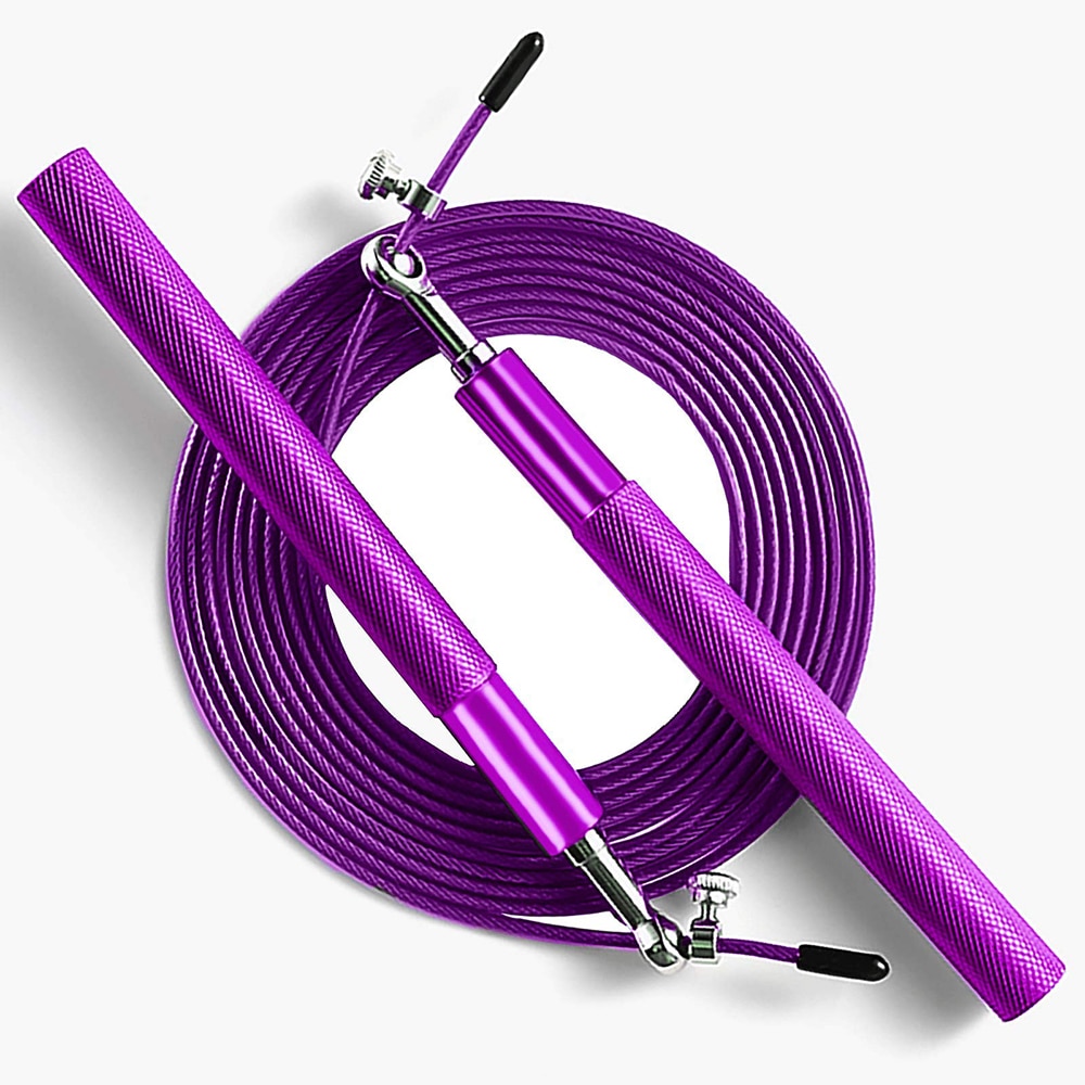 AeroSpin 360 Jump Rope – Regulowana stalowa linka do skakania z aluminiową rączką 5