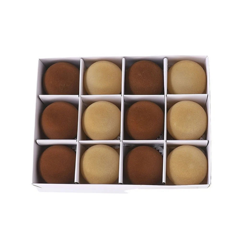 Aksamitne ozdoby | Bombki choinkowe z flokowanym wzorem do eleganckiej dekoracji 2