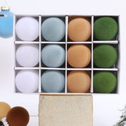 Aksamitne zawieszki | Elegancka ozdoba choinkowa na Nowy Rok 1