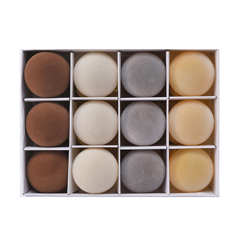 Aksamitne zawieszki | Elegancka ozdoba choinkowa na Nowy Rok 2