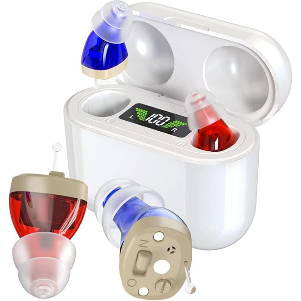 Akumulatorowe, niewidoczne aparaty słuchowe z redukcją szumów – dla osób z lekkim i średnim ubytkiem słuchu 3