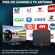 Antena wewnętrzna HDTV cyfrowa ze wzmacniaczem sygnału o zasięgu 300 mil 6