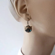 Antyczne Kolczyki z Kryształowymi Ważkami – Elegancka Biżuteria 3