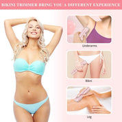 AquaGlow | Elegancki, wodoodporny, akumulatorowy trymer do bikini dla kobiet 1