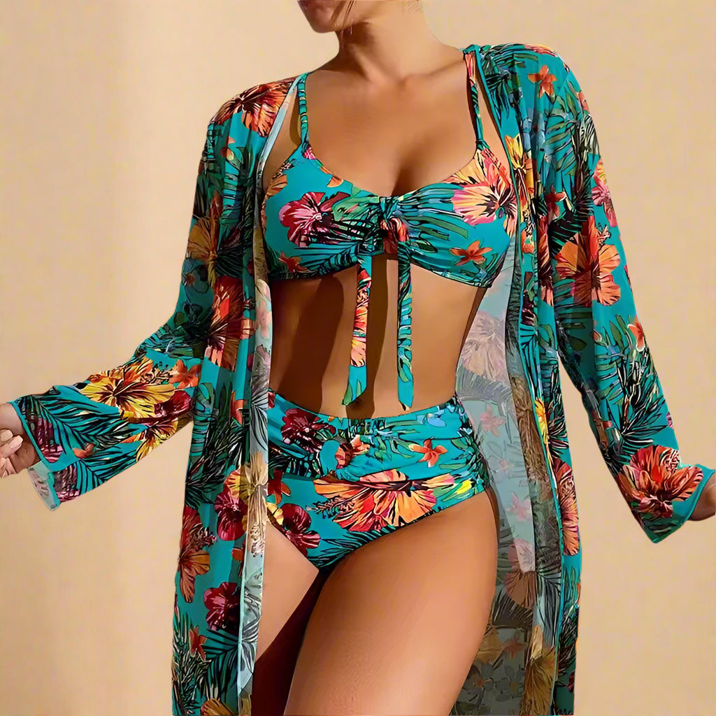 Bikini Set met Verstelbare Bandjes en Comfortabele Pasvorm 0