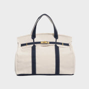 Boatkin Damen Tote Bag aus Canvas mit strukturierter Optik 0