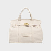 Boatkin Damen Tote Bag aus Canvas mit strukturierter Optik 5