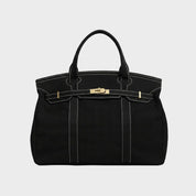 Boatkin Damen Tote Bag aus Canvas mit strukturierter Optik 6