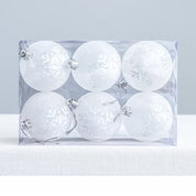 Bombki SnowGlobe | Wiszące ozdoby świąteczne w kształcie bombek z połyskiem 0