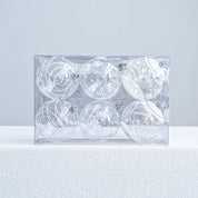 Bombki SnowGlobe | Wiszące ozdoby świąteczne w kształcie bombek z połyskiem 4