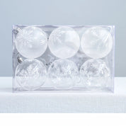 Bombki SnowGlobe | Wiszące ozdoby świąteczne w kształcie bombek z połyskiem 7