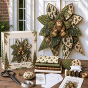 Bow Sewing Kit Türkranz-Nähset | Herbstmotiv | Komplett & Für Anfänger Geeignet | FoxStitch 12
