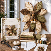 Bow Sewing Kit Türkranz-Nähset | Herbstmotiv | Komplett & Für Anfänger Geeignet | FoxStitch 7