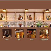Butelka Whisky w Kształcie Zwierzęcia – Szkło Dekoracyjne do Barów i Domów, Unikalny Design, Idealna na Prezent 5