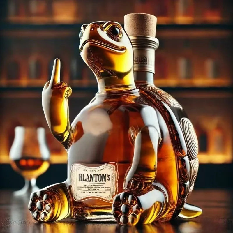 Butelka Whisky w Kształcie Zwierzęcia – Szkło Dekoracyjne do Barów i Domów, Unikalny Design, Idealna na Prezent 6