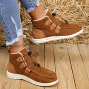 Buty sportowe z podszewką z polaru – ciepłe i stylowe obuwie zimowe dla kobiet 2