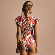 Camouflage Bandeau Zwempak met Ritssluiting 2