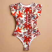 Camouflage Bandeau Zwempak met Ritssluiting 3