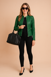 Sandra | Klasyczna kurtka w minimalistycznym stylu