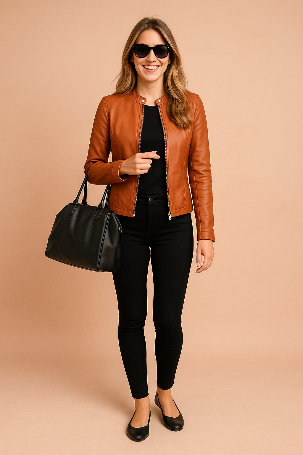 Sandra | Klasyczna kurtka w minimalistycznym stylu