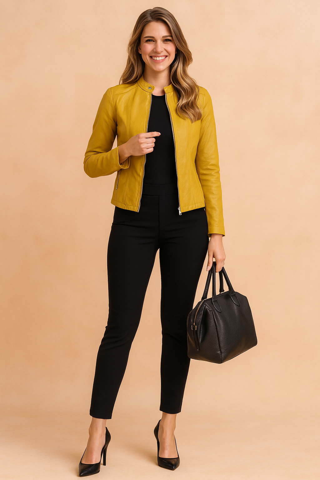 Sandra | Klasyczna kurtka w minimalistycznym stylu
