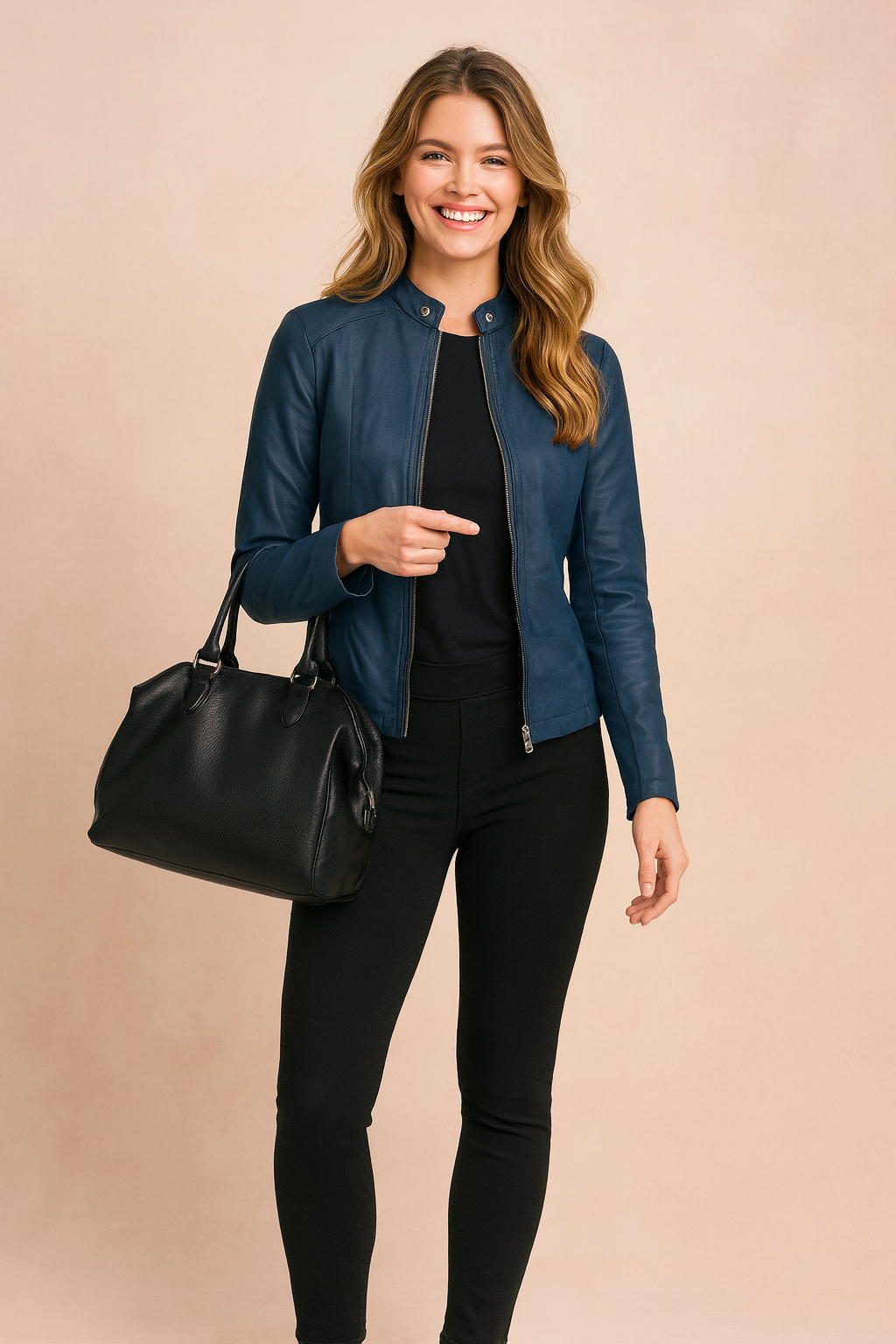 Sandra | Klasyczna kurtka w minimalistycznym stylu