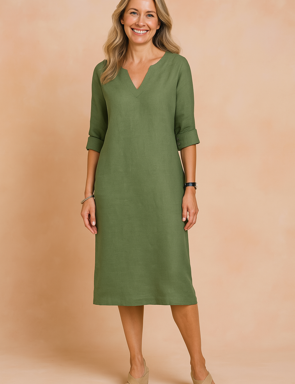 Isabela | Prosty fason z eleganckim dekoltem