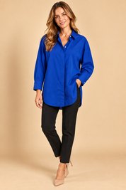 Monaco | Elegancka koszulowa bluzka oversize