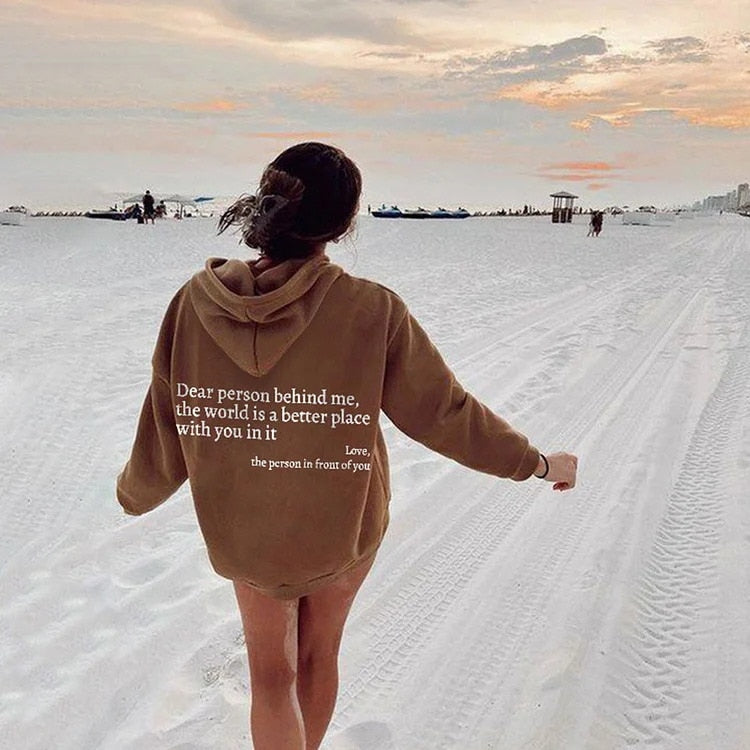 Ciepła bluza z kapturem unisex z nadrukiem | Długi rękaw 9