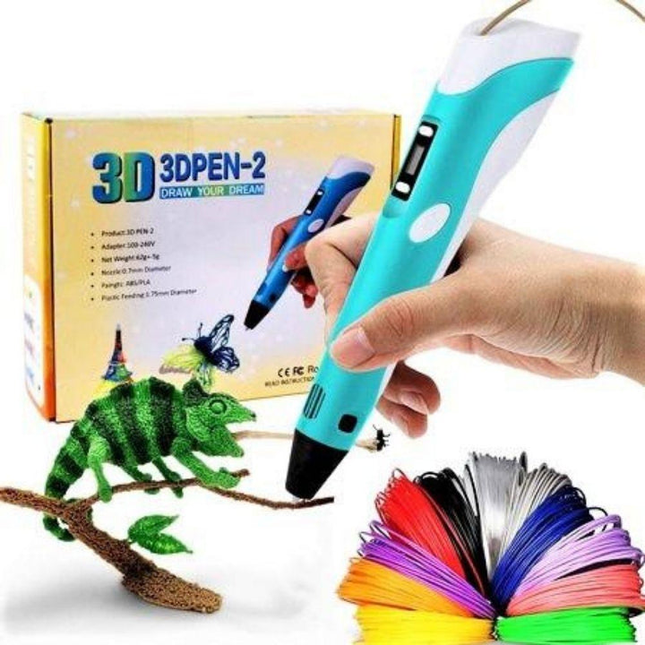 ColorPoint 3D Pen – kreatywny długopis do rysowania dla dzieci z 20 kolorami filamentu 0