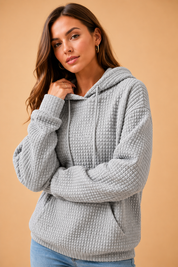 Anna | Stylowy Sweter z Kapturem