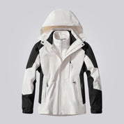 Damen 3 in 1 Jacke wasserdicht mit Kapuze 0