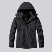 Damen 3 in 1 Jacke wasserdicht mit Kapuze 3