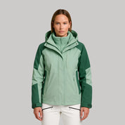 Damen 3 in 1 Jacke wasserdicht mit Kapuze 4