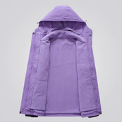 Damen 3 in 1 Jacke wasserdicht mit Kapuze 6