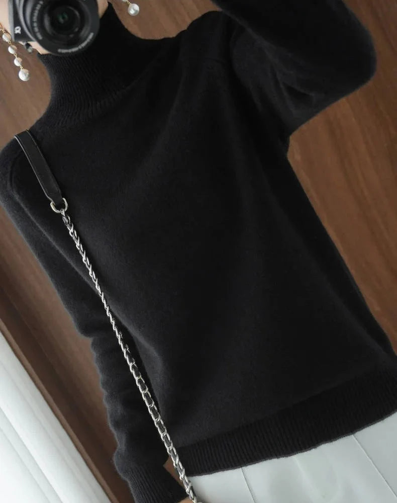 Damen Kaschmir Rollkragenpullover 10