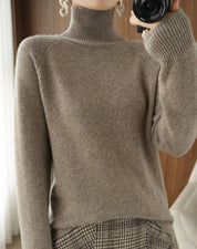 Damen Kaschmir Rollkragenpullover 8