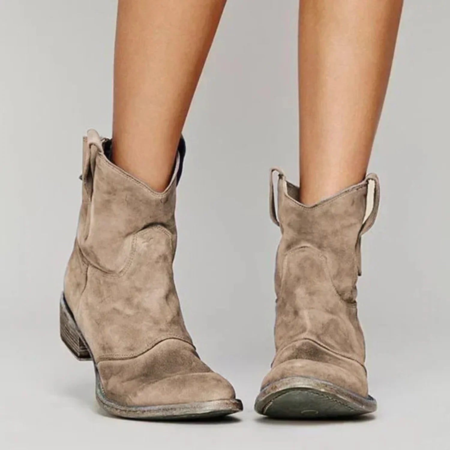 Damen Stiefel mit spitzer Spitze 4