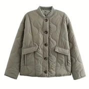 Damen elegante Jacke mit Leoparden Futter 5