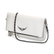 Damen elegante Pochette Handtasche mit Riemen 3
